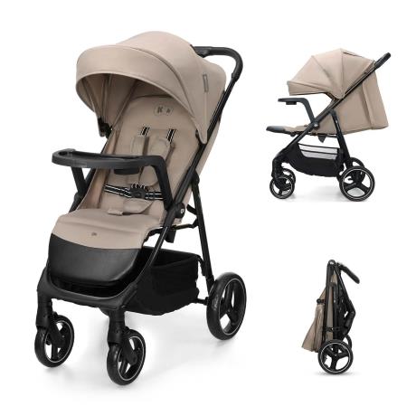 Прогулянкова коляска Kinderkraft Trig 3 Tray Beige (KSTRIG03BEG000T) - фото 0