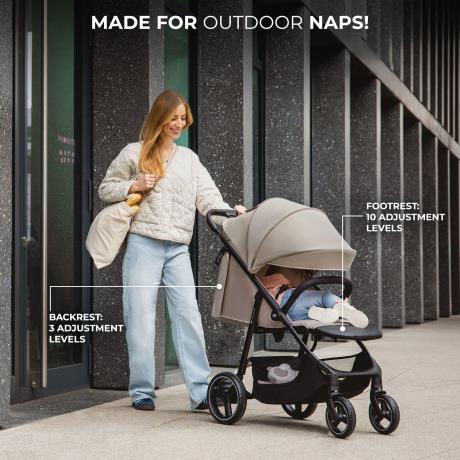 Прогулянкова коляска Kinderkraft Trig 3 Onyx Black (KSTRIG03BLK0000) - фото 1