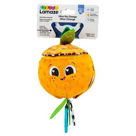 Мягкая игрушка-подвеска Lamaze Апельсинка с прорезывателем (L27384) - фото 1