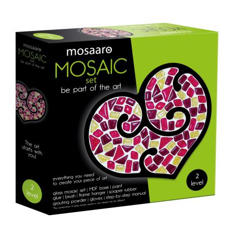 Набір для скляної мозаїки Mosaaro Серце (MA2005) - фото 0