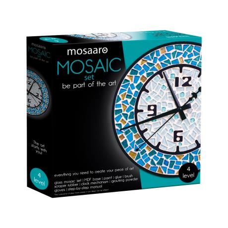 Набір для скляної мозаїки Mosaaro Годинник круглий (MA4001) - фото 0