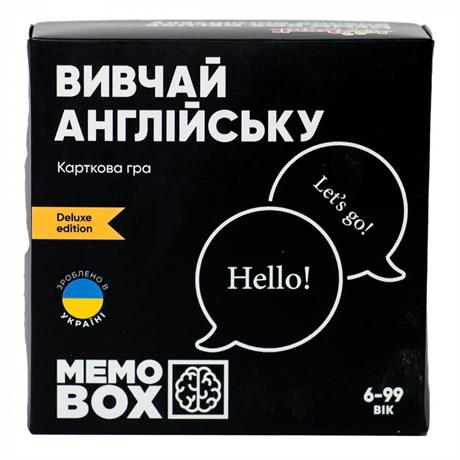 Навчальна гра JoyBand MemoBox Delux Вивчай англійську (MBD104) - фото 0