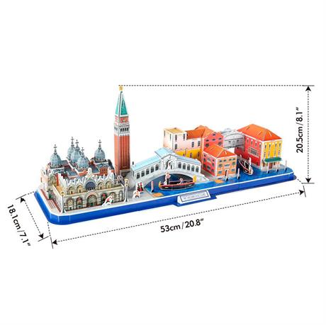 3D пазл CubicFun City Line Венеція (MC269h) - фото 4