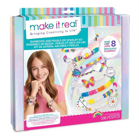 Набір для створення шарм-браслетів Make it Real Кольорова перлина 598 ел. (MR1729) - фото 0