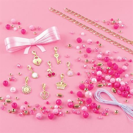 Набір для створення шарм-браслетів Make it Real Juicy Couture Рожевий стиль 185 ел. (MR4413) - фото 3