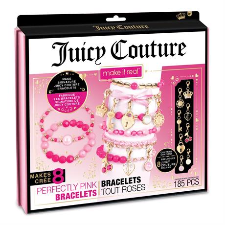 Набір для створення шарм-браслетів Make it Real Juicy Couture Рожевий стиль 185 ел. (MR4413) - фото 0