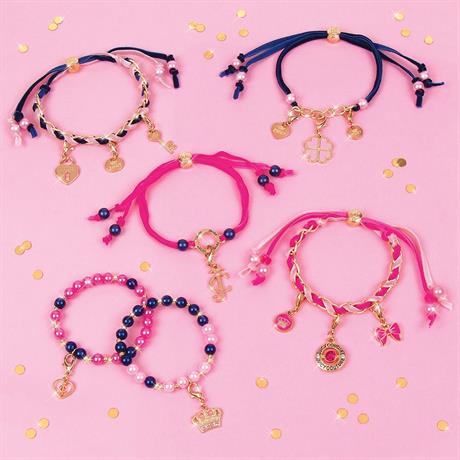 Набір для створення шарм-браслетів Make it Real Juicy Couture Оксамит і перлини 115 ел. (MR4417) - фото 5