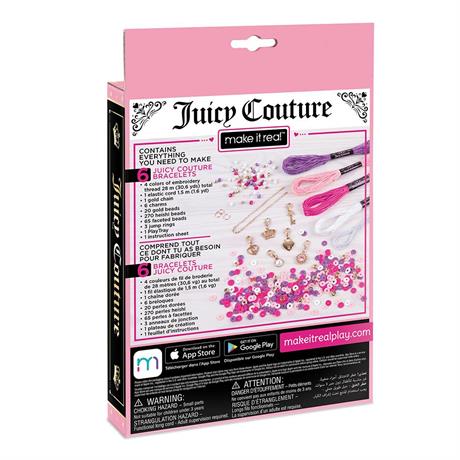 Набір для створення шарм-браслетів Make It Real Juicy Couture Гламур 372 ел. (MR4438) - фото 2