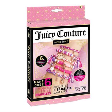 Набір для створення шарм-браслетів Make It Real Juicy Couture Гламур 372 ел. (MR4438) - фото 0