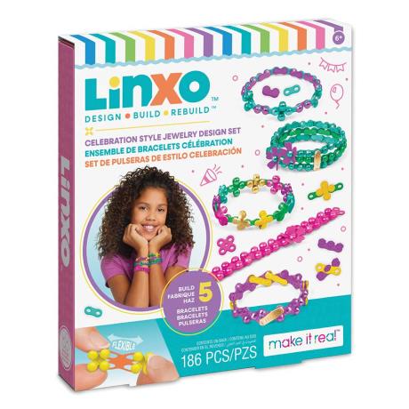 Набір для створення браслетів Make it Real Linxo Прикраси Вечірка (MR6110-2) - фото 0