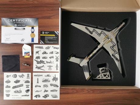 Колекційна модель Metal Time Ukrainian Dream Exclusive Edition Ан-225 Мрія зібрана двокольорова (MT001EE/READY) - фото 3