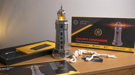 Колекційна модель-конструктор Metal Time Sailor's Companion Маяк із підсвіткою (MT002) - фото 10