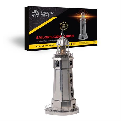 Колекційна модель-конструктор Metal Time Sailor's Companion Маяк із підсвіткою (MT002) - фото 0