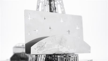 Колекційна модель-конструктор Metal Time Astronaut's Lodge Космічна станція МКС механічна (MT017) - фото 7