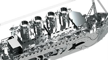 Колекційна модель-конструктор Metal Time Lost at Sea Корабель Титанік (MT044) - фото 3