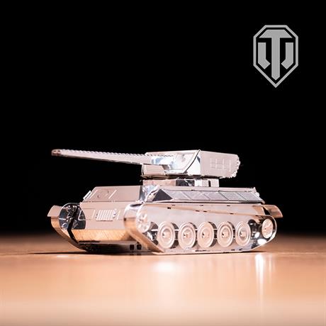 Колекційна модель-конструктор Metal Time AMX-13/75 танк World of Tanks (MT068) - фото 0