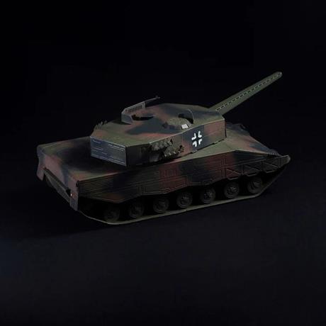 Колекційна модель-конструктор Metal Time Leopard 2 Tank Танк Леопард 2 (MT079) - фото 4