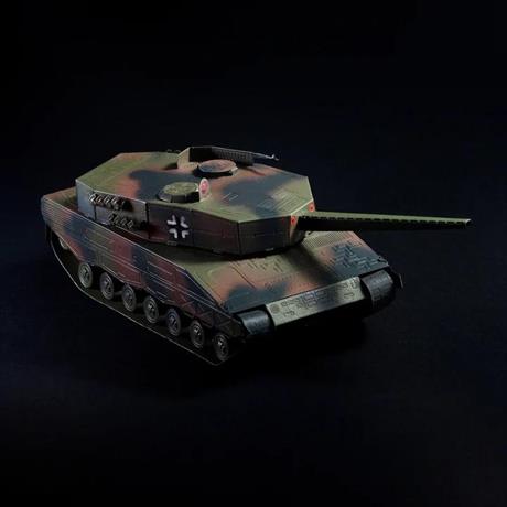 Колекційна модель-конструктор Metal Time Leopard 2 Tank Танк Леопард 2 (MT079) - фото 7