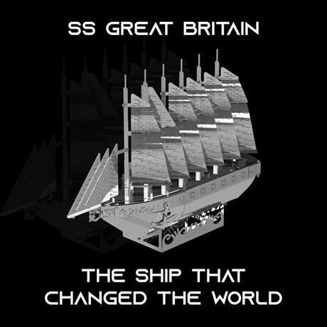 Судно Великобритания модель SS Great Britain Ship Metal-Time (MT080) - фото 3