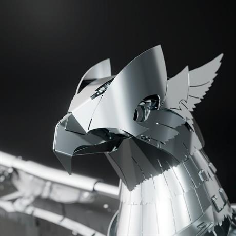 Коллекционная модель Metal Time Unity Wings Eagle Silver Armor (MT101/READY) - фото 8