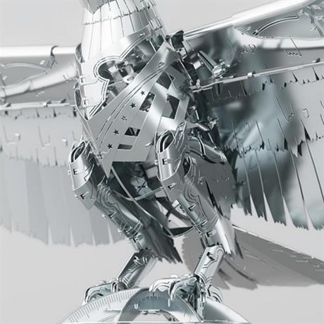 Колекционная модель Metal Time Unity Wings Eagle Silver Armor Crystal Edition (MT101SWRSK/READY) - фото 7