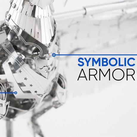 Колекционная модель Metal Time Unity Wings Eagle Silver Armor Crystal Edition (MT101SWRSK/READY) - фото 8