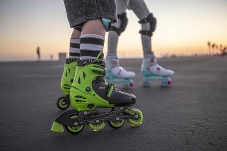 Ролики Neon Combo LED розмір 30-33 салатовий (NT09G4) - фото 0