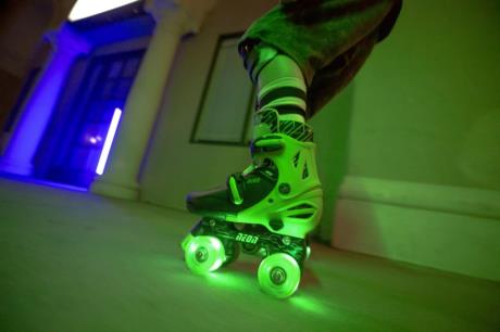 Ролики Neon Combo LED розмір 30-33 салатовий (NT09G4) - фото 0