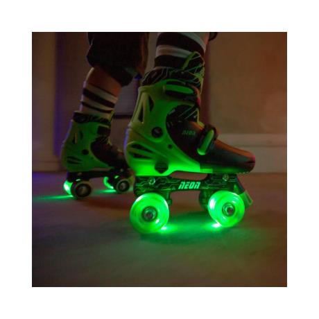 Ролики Neon Combo LED розмір 34-37 салатовий (NT10G4) - фото 4