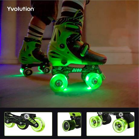 Ролики Neon Combo LED розмір 34-37 салатовий (NT10G4) - фото 13