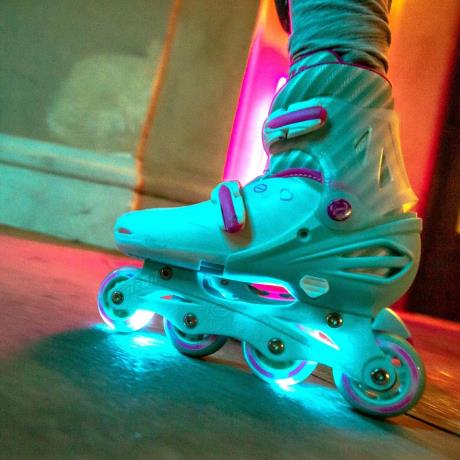 Ролики Neon Combo LED розмір 34-37 бірюзовий (NT10T4) - фото 0