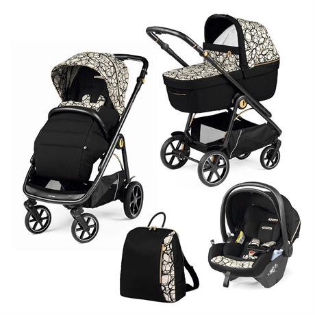 Універсальна коляска 3 в 1  Peg-Perego Veloce графическое золото (PACK-VEL31LG000002) - фото 0