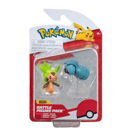 Набір ігрових фігурок Pokemon W16 Чеспін І Белдум (PKW3014) - фото 0