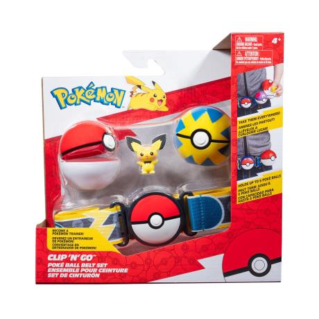 Ігровий набір Pokemon W15 пояс з покеболами Пічу (PKW3643) - фото 0