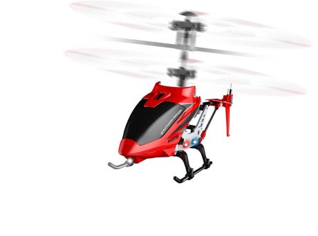Геліпоктер на радіокеруванні Syma з 2,4 ГГц із світлом, барометром та гіроскопом 22 см червоний (S107H Red) - фото 4