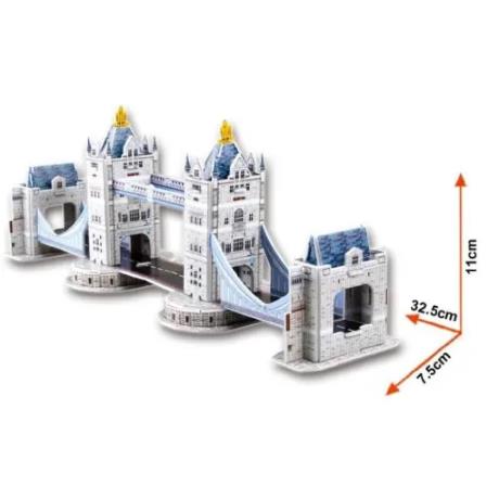 3D пазл CubicFun Мини Тауэрский мост (S3010h) - фото 0