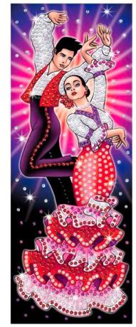 Мозаїка з паєток Sequin Art Strictly Танцюристи (SA1407) - фото 3