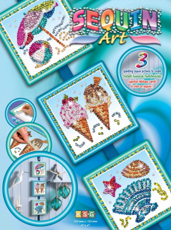 Мозаїка з паєток Sequin Art Seasons 3 в 1 Літо (SA1418) - фото 0