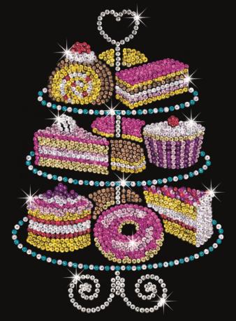 Мозаїка з паєток Sequin Art Blue Тістечка (SA1423) - фото 0
