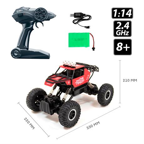 Машинка на радіокеруванні Sulong Toys Off-Road Crawler Кінець стежки червоний 1:14 (SL-121RHMR) - фото 8