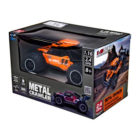 Машинка на радіокеруванні Sulong Toys Metal Crawler S-Rex помаранчевий 1:16 (SL-230RHO) - фото 1