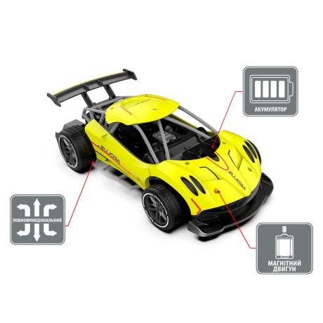 Машинка на радіокеруванні Sulong Toys Speed Racing Drift Aeolus жовтий 1:16 (SL-284RHY) - фото 6