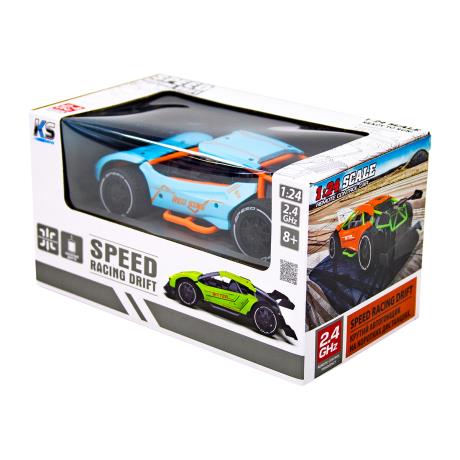 Машинка на радіокеруванні Sulong Toys Speed Racing Drift Red Sing блакитний 1:24 (SL-292RHB) - фото 1