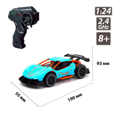 Машинка на радіокеруванні Sulong Toys Speed Racing Drift Red Sing блакитний 1:24 (SL-292RHB) - фото 8