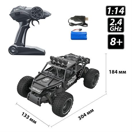 Машинка на радіокеруванні Sulong Toys Off-Road Crawler Race матовий чорний 1:14 (SL-309RHMBl) - фото 20