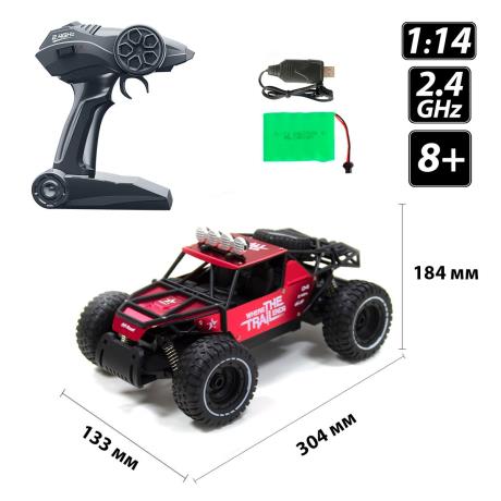 Машинка на радіокеруванні Sulong Toys Off-Road Crawler Race матовий червоний 1:14 (SL-309RHMR) - фото 14