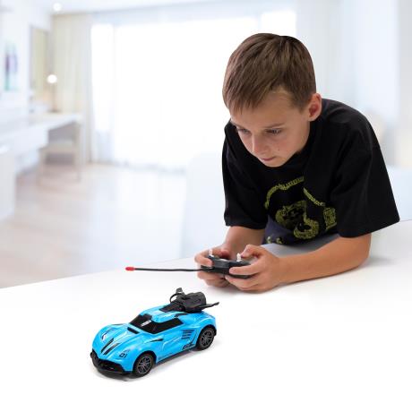 Машинка на радіокеруванні Sulong Toys Spray Car Sport зі світлом і парою блакитний 1:24 (SL-354RHBL) - фото 1