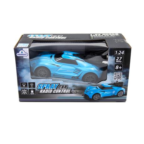 Машинка на радіокеруванні Sulong Toys Spray Car Sport зі світлом і парою блакитний 1:24 (SL-354RHBL) - фото 2