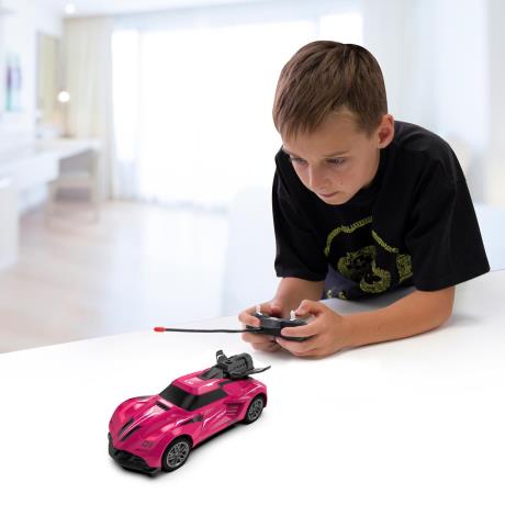 Машинка на радіокеруванні Sulong Toys Spray Car Sport 1:24 зі світлом і парою рожевий (SL-354RHP) - фото 0