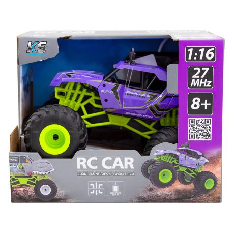 Машинка на радіокеруванні Sulong Toys Bigfoot Off-road фіолетовий 1:16 (SL-358RHV) - фото 2